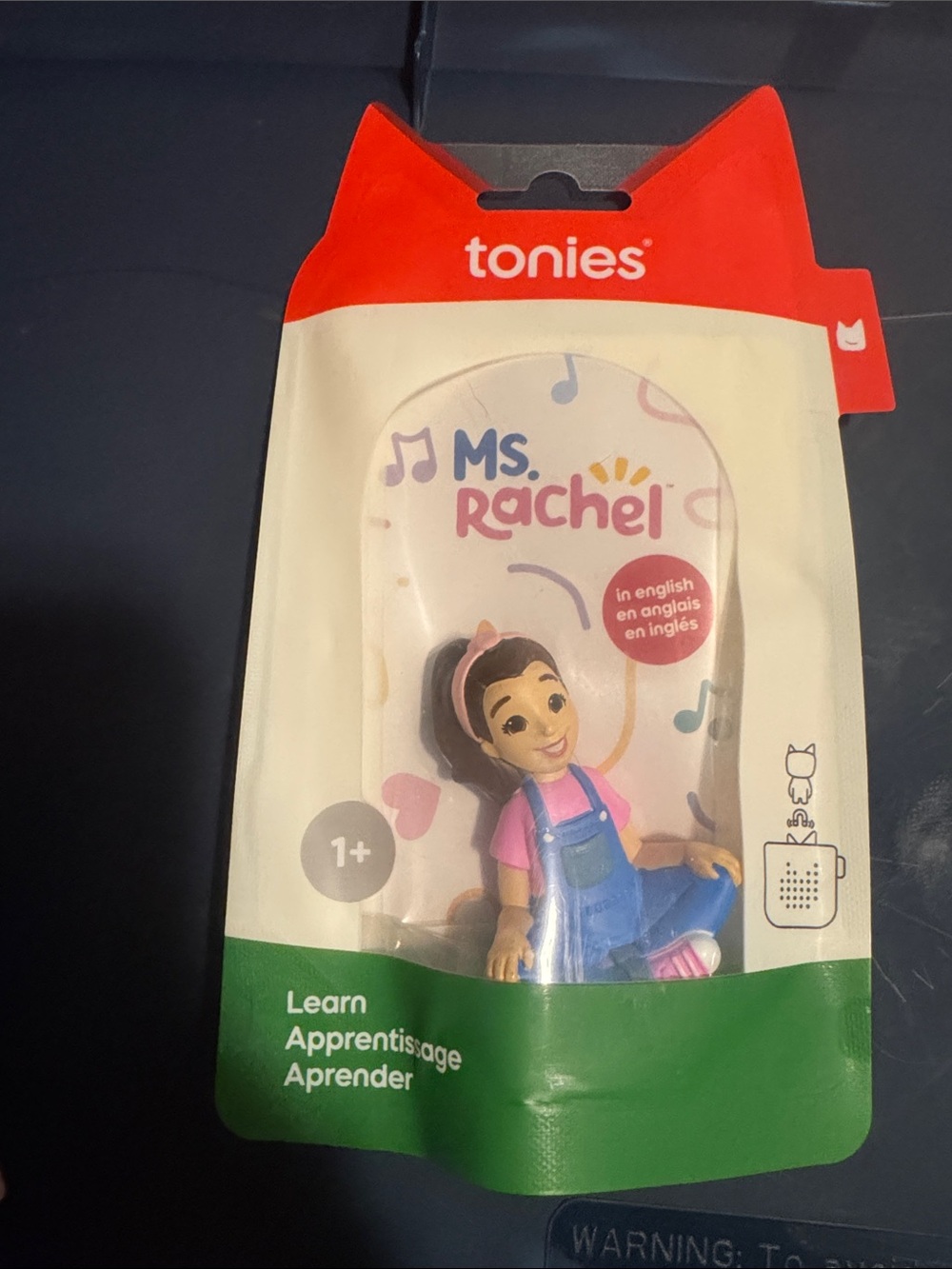 Tonies Ms. Rachel Learn Figurine - Pink & Blue